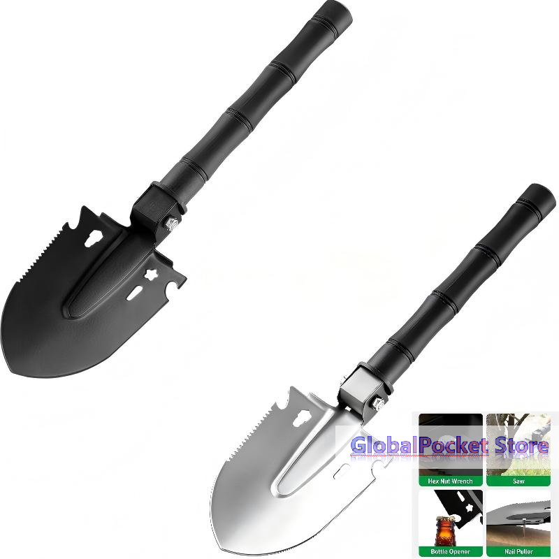 Soil Scoop Tool - [TG823] Wielofunkcyjna Łopata Survivalowa, Przenośna Łopata