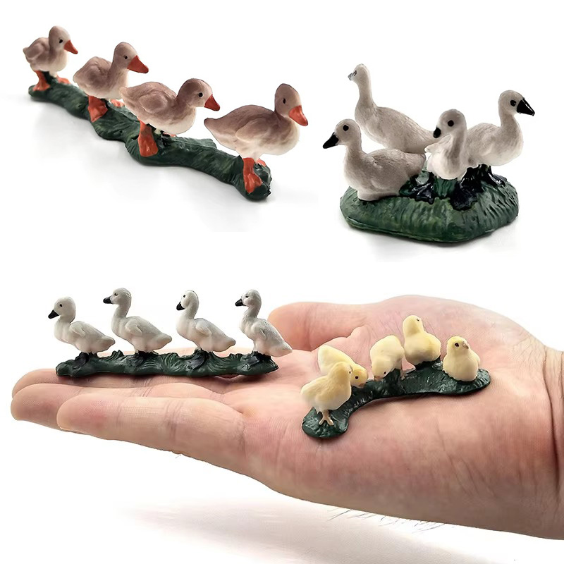 Japan Bonsai Garden - Symulacja Kurczaka Kaczki Gęsi Model Zwierząt