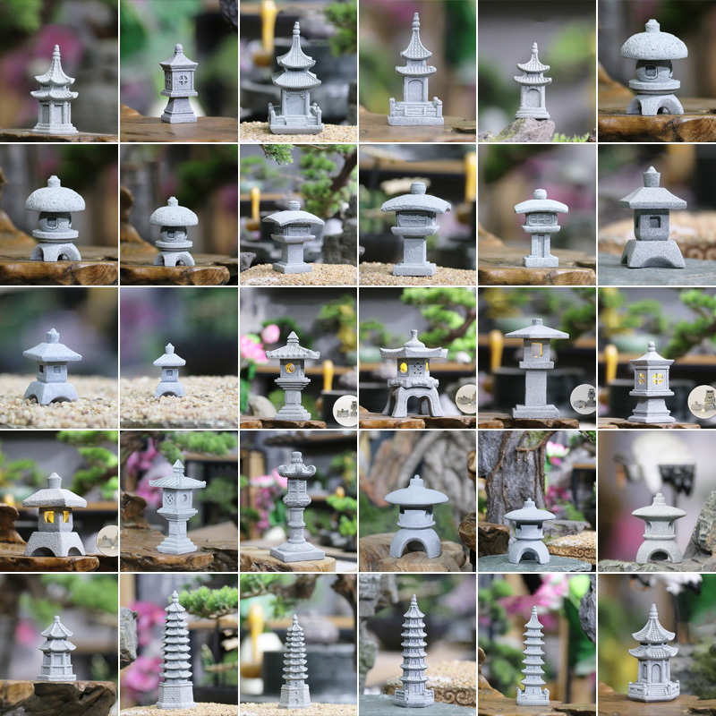 Japan Bonsai Garden - Ozdoby w stylu vintage Zen, miniaturowe