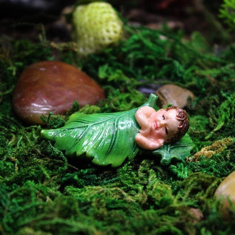 Bonsai Garden Pot - Miniaturowa figurka wróżki z żywicy, ozdoba