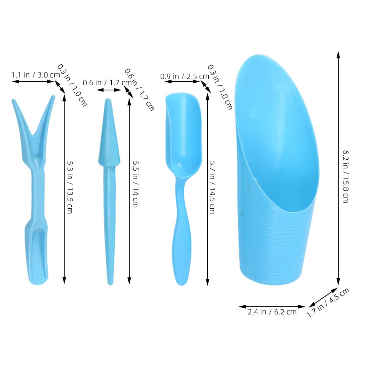 4 sztuk/zestaw, plastikowe trw – Soil Scoop Tool recenzja i cena