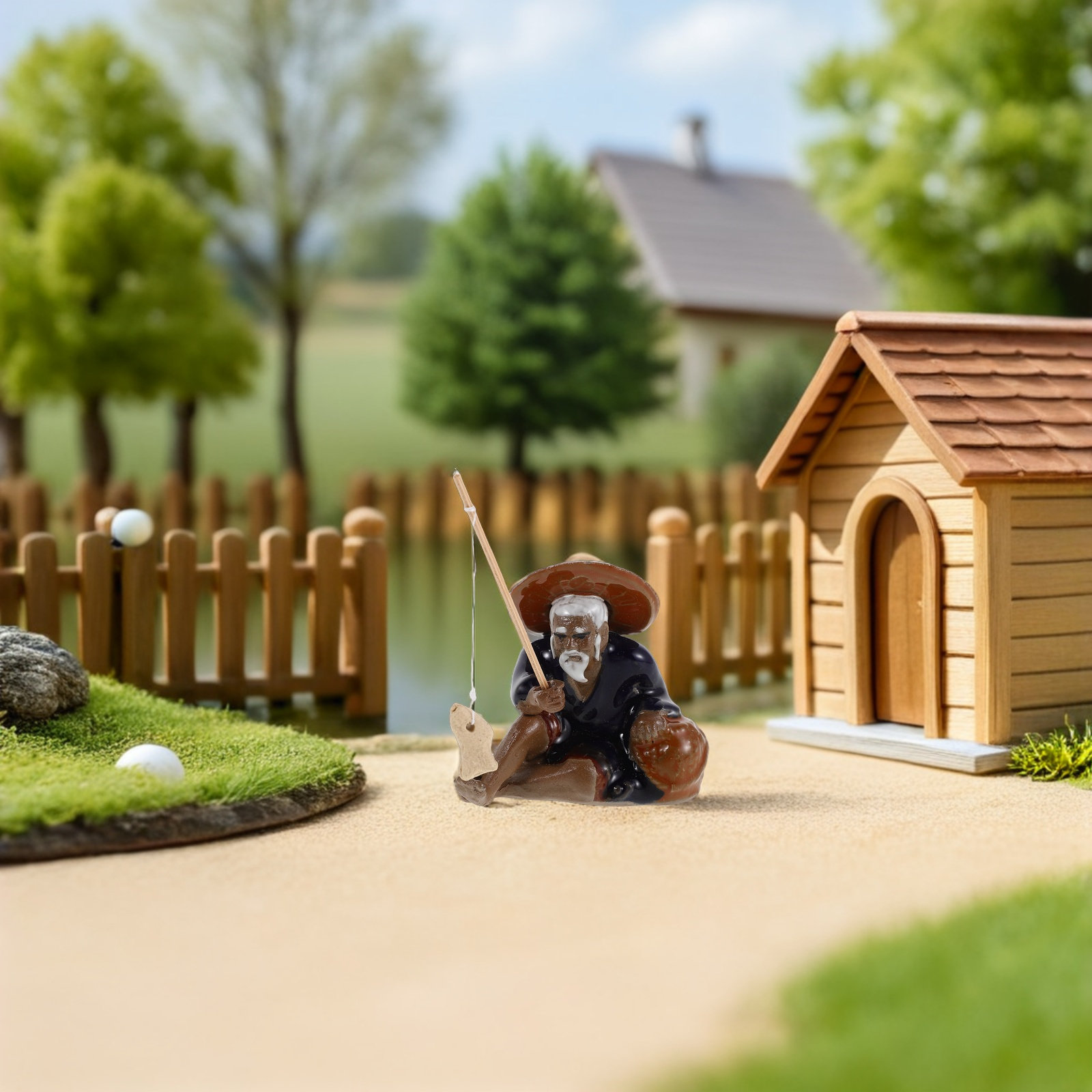 2 szt. Miniaturowe dekoracje k – Bonsai Garden Set Up recenzja i cena
