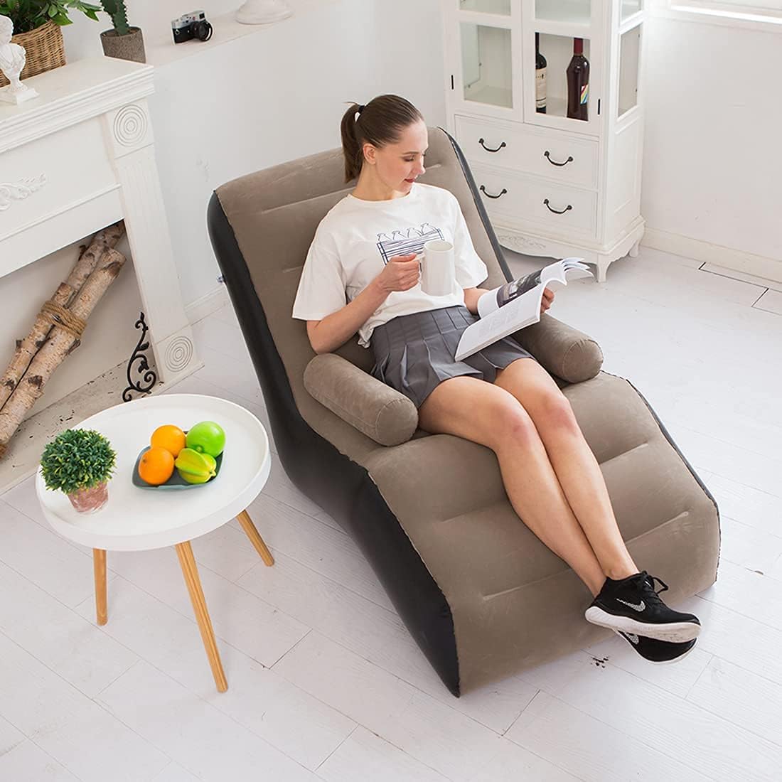 Składana dmuchana sofa, nadmuc – Bonsai Garden Bench recenzja i cena
