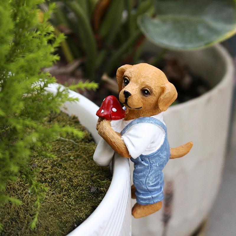 Urocza wisząca figurka psa, do – Bonsai Garden Pot recenzja i cena