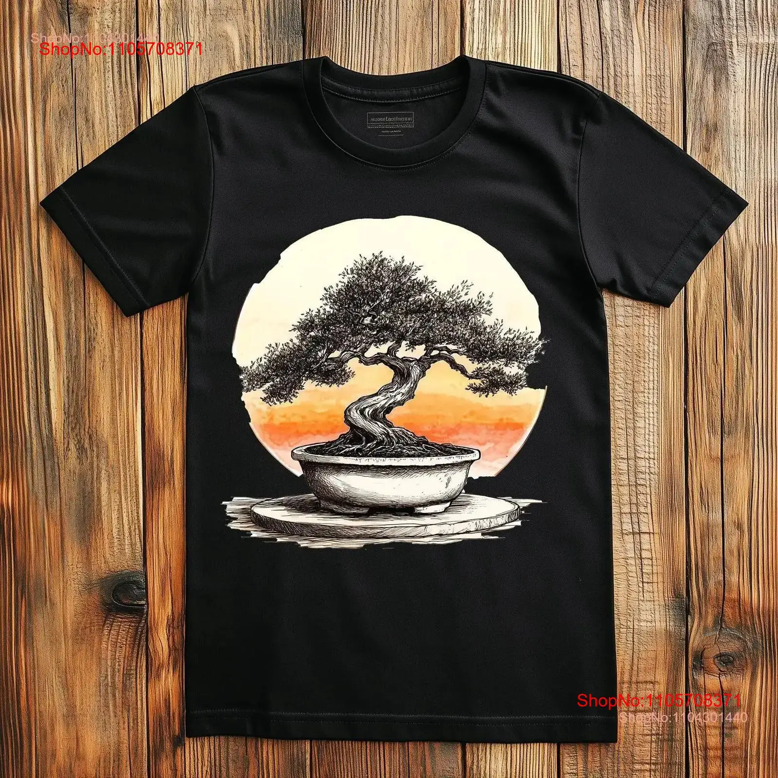 Japońska koszulka z motywem bo – Bonsai Garden Art recenzja i cena