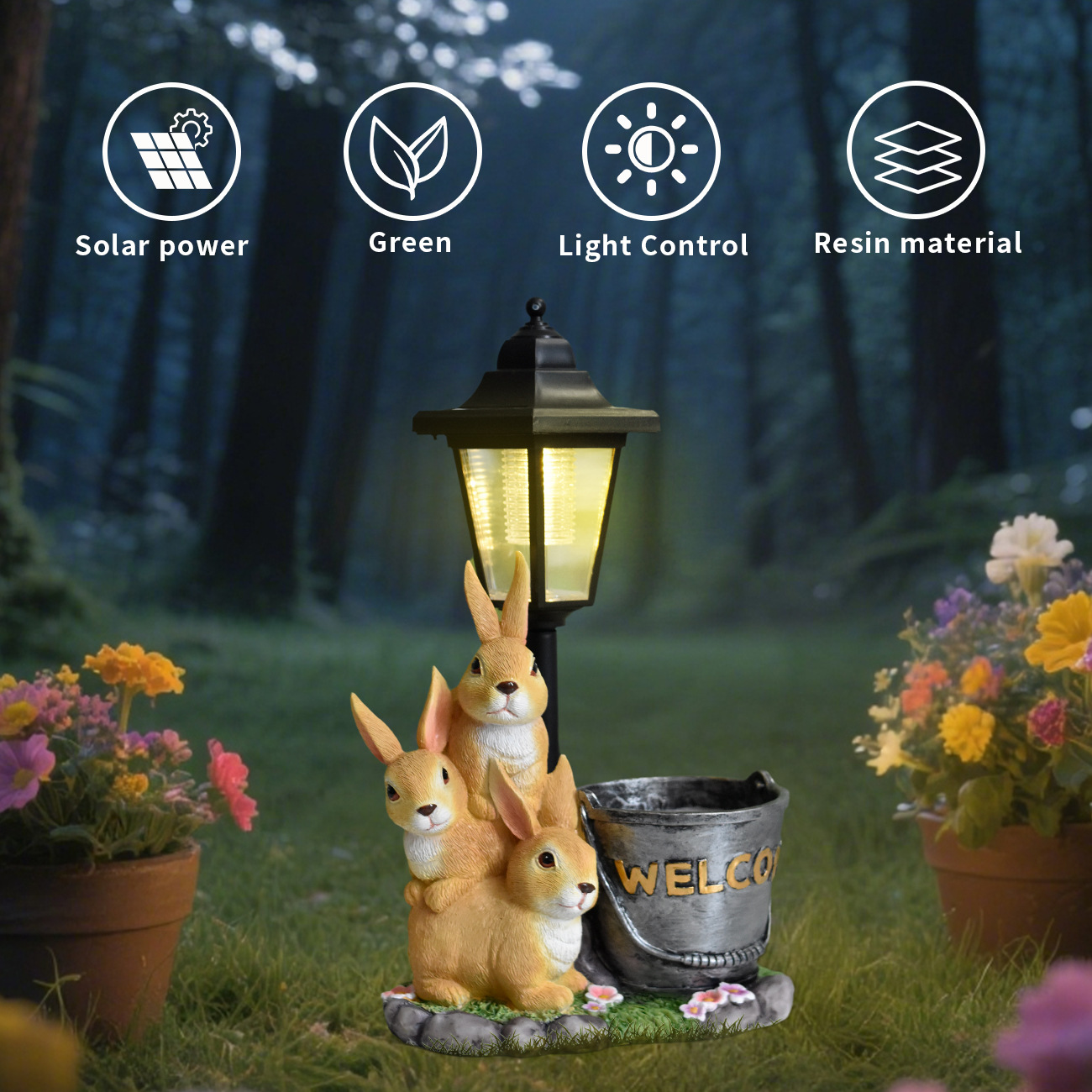 Nowa królicza solarna lampka o – Bonsai Garden Pot recenzja i cena